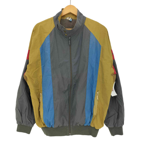 アディダスオリジナルス adidas Originals 80s~90s 万国旗タグ マルチカラー スタンドカラー ブルゾン メンズ import:XL