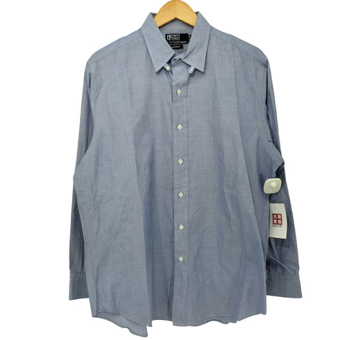 ポロバイラルフローレン Polo by RALPH LAUREN 90S CUSTOM FIT チンストラップ ロングスリーブシャツ メンズ  42-84