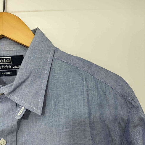 ポロバイラルフローレン Polo by RALPH LAUREN 90S CUSTOM FIT チンストラップ ロングスリーブシャツ メンズ  42-84