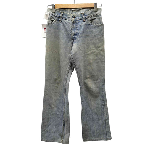 リーバイス Levis 70S SCOVILL ジップ ボタン裏 19 刻印 オレンジタブ ブーツカット フレア デニム パンツ レディース