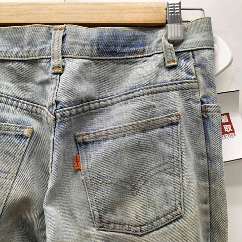 リーバイス Levis 70S SCOVILL ジップ ボタン裏 19 刻印 オレンジタブ ブーツカット フレア デニム パンツ レディース