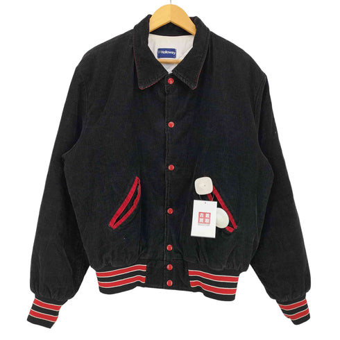 ホロウェイ HOLLOWAY 80s USA製 裏地キルティング コーデュロイ スタジャン メンズ import:L