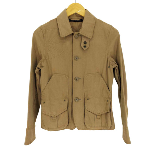 ラルフローレン RALPH LAUREN 90S マルチポケット チンストラップ ヘリボーン  ハンティング ジャケット レディース  7