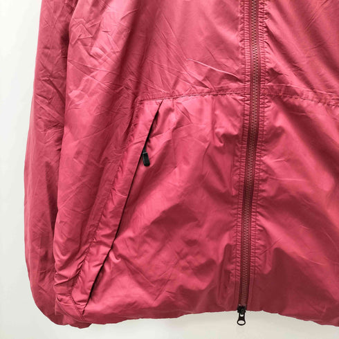 ナイキ NIKE 17AW ロゴ プリント ダブルジップ フーデッド ポリ マウンテン パーカー ジャケット リップストップ メンズ import:L