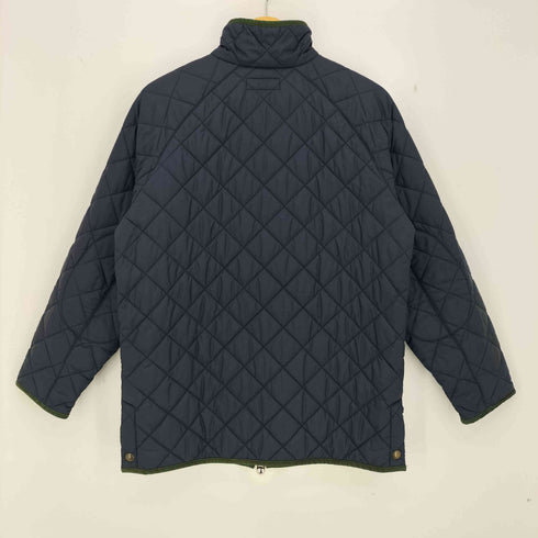 ポロバイラルフローレン Polo by RALPH LAUREN ダブルジップ エルボーパッチ コーデュロイパイピング キルティングジャケット メンズ import:L