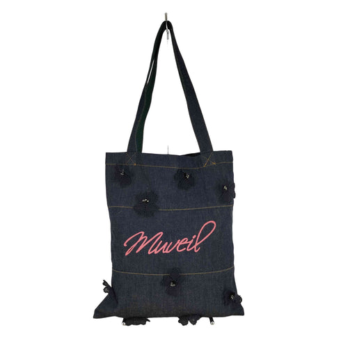 ミュベール MUVEIL JAPAN DENIM 花 デニムミニトート レディース