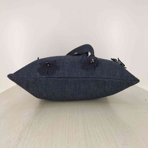 ミュベール MUVEIL JAPAN DENIM 花 デニムミニトート レディース