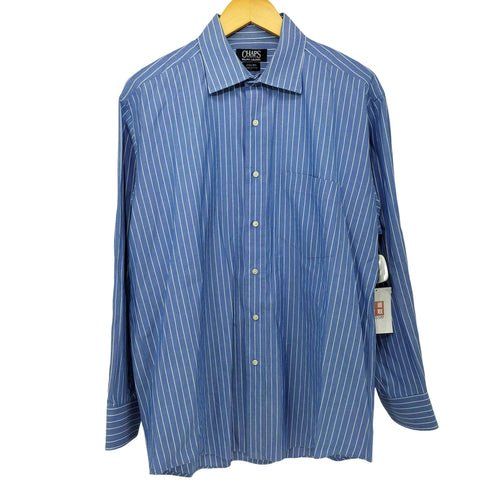 チャップスラルフローレン CHAPS RALPH LAUREN 90S ストライプ柄 COLLINS ロングスリーブシャツ メンズ