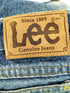 リー Lee 80-90S 5ポケット ストレート デニム パンツ ビックサイズ メンズ