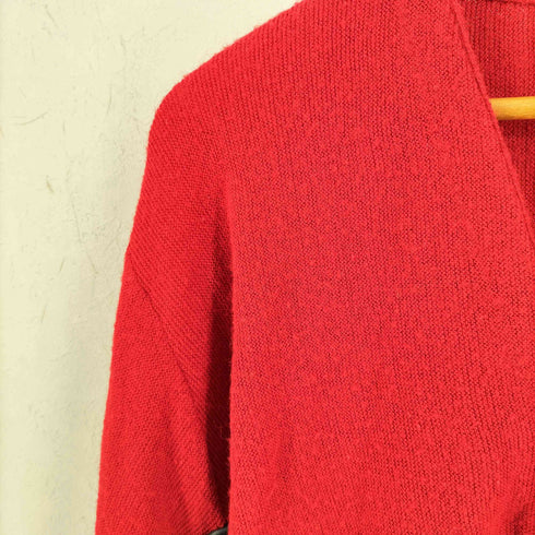 アイゾッドラコステ IZOD LACOSTE 70-80S 糸巻きタグ ロゴワッペン アクリルカーディガン メンズ import:M