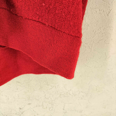 アイゾッドラコステ IZOD LACOSTE 70-80S 糸巻きタグ ロゴワッペン アクリルカーディガン メンズ import:M