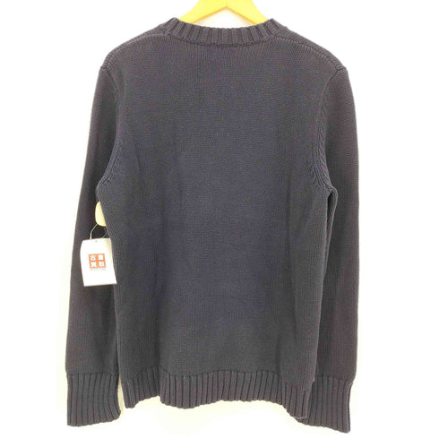ローレンラルフローレン LAUREN RALPH LAUREN 80s 緑タグ ポニー無 Vネック コットンニット レディース import:L