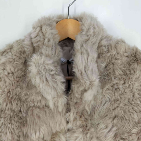 プラステ PLST フェイクファー ロングベスト レディース FREE