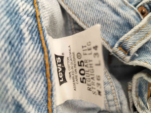 リーバイス Levis 00S 2000年製 ボタン裏977刻印 505 レギュラーフィット ストレートレッグ デニム パンツ ビックサイズ メンズ  W36L34