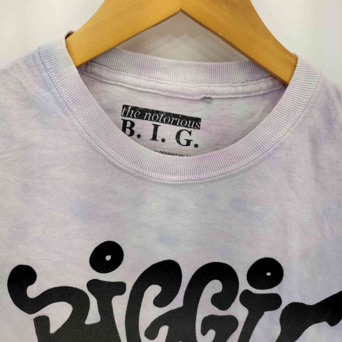 {the notorious b.i.g. タイダイ フロントプリント クルーネックTシャツ メンズ MD