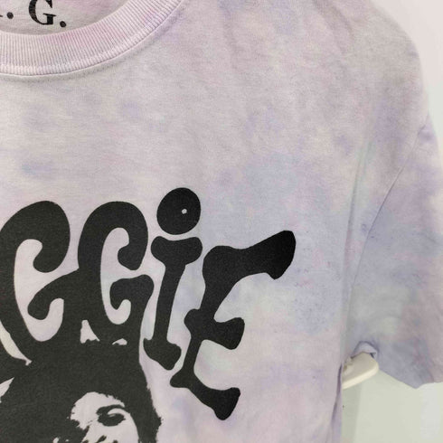 {the notorious b.i.g. タイダイ フロントプリント クルーネックTシャツ メンズ MD