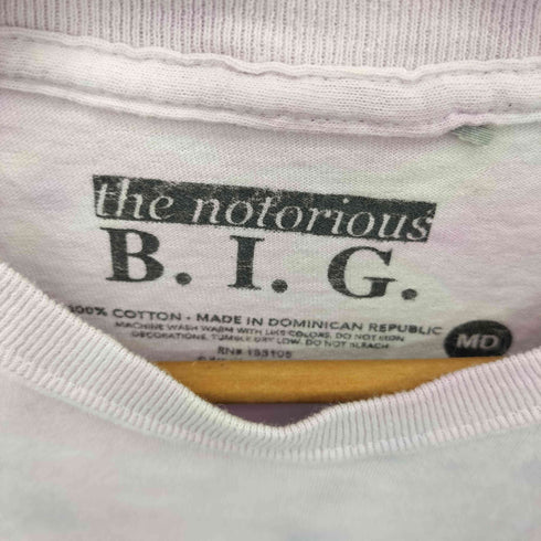 {the notorious b.i.g. タイダイ フロントプリント クルーネックTシャツ メンズ MD