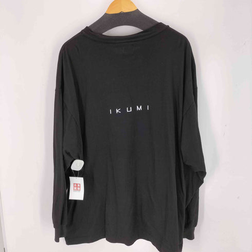 イクミ IKUMI 刺繍デザインL/S Tシャツ メンズ