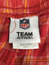 チームアパレル NFL TEAM APPAREL ロゴ刺繍 チェック イージー ワイドレッグ パジャマ パンツ ビックサイズ メンズ JPN:L