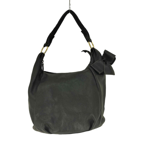 キタムラ KITAMURA レザー リボン  ハンド ショルダー バック レディース