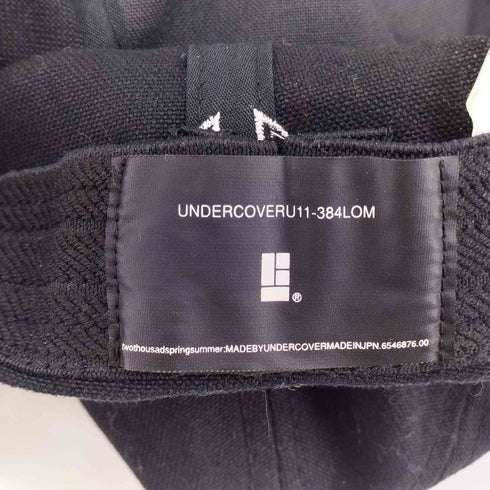 アンダーカバー UNDERCOVER フロント刺繍6パネルキャップ メンズ