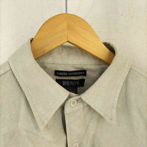 BRUNO フェイクスウェード シャツ メンズ import:L