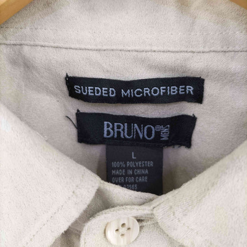 BRUNO フェイクスウェード シャツ メンズ import:L