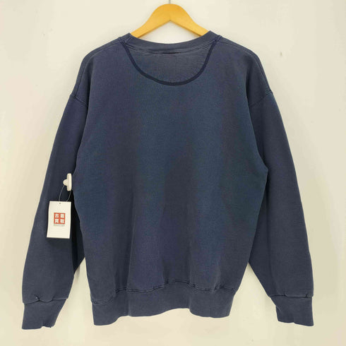 90s USA製 フロント刺繍 クルーネックスウェット メンズ import:L
