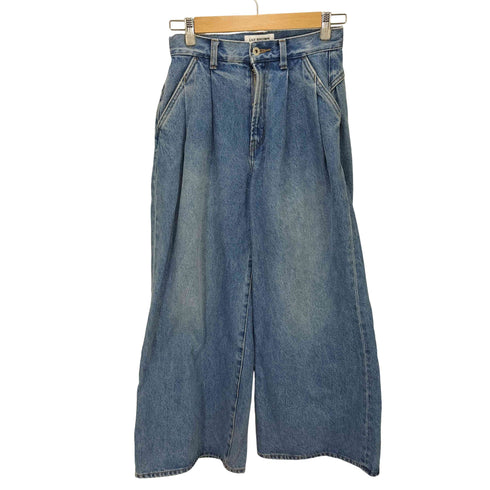 リリーブラウン Lily Brown タックワイドデニムパンツ レディース 0