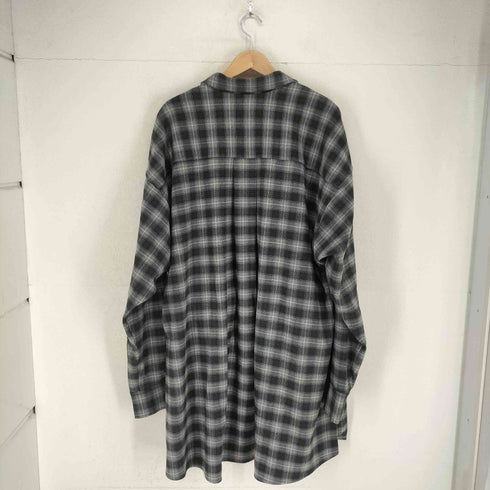 rin by TTAGGG オンブレチェック柄ロング L/S ロングシャツ import メンズ L