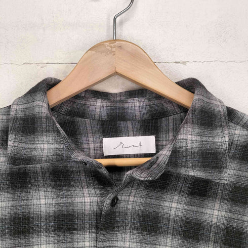 rin by TTAGGG オンブレチェック柄ロング L/S ロングシャツ import メンズ L