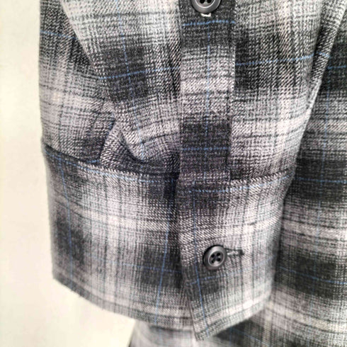 rin by TTAGGG オンブレチェック柄ロング L/S ロングシャツ import メンズ L