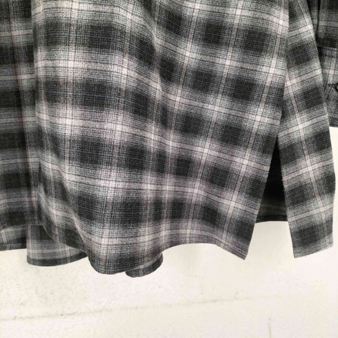 rin by TTAGGG オンブレチェック柄ロング L/S ロングシャツ import メンズ L