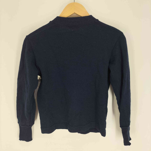 STANDARD ROBIN PATTERSON FW ワッペン 猫目ボタン ウール カーディガン レディース