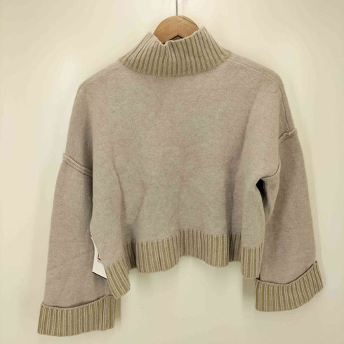 パブリックトウキョウ PUBLIC TOKYO ショートヘムリブニット レディース FREE