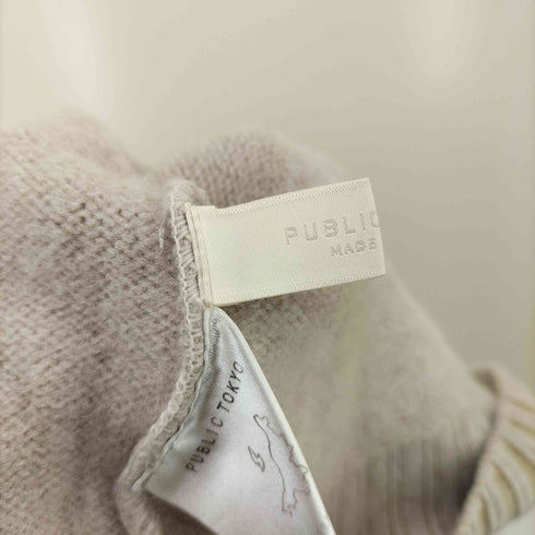 パブリックトウキョウ PUBLIC TOKYO ショートヘムリブニット レディース FREE