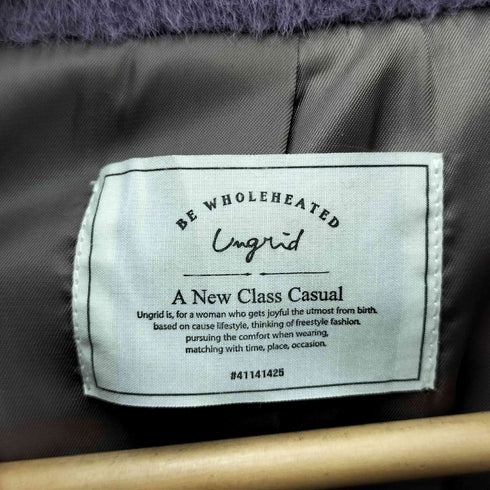 アングリッド Ungrid シャギーチェスターコート レディース JPN:M