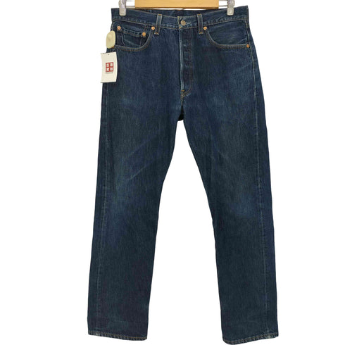 リーバイス Levis 501 バレンシア製 1998年製造 ボタン裏刻印555 ボタンフライ ストレートデニムパンツ メンズ W33L32