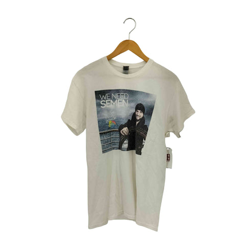 ギルダン GILDAN イラストプリント クルーネックTシャツ メンズ import:M
