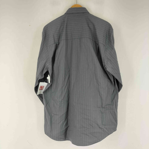 ハガークロージング HAGGAR ストライプ L/S シャツ メンズ import:M