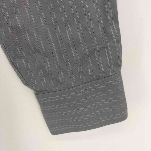 ハガークロージング HAGGAR ストライプ L/S シャツ メンズ import:M