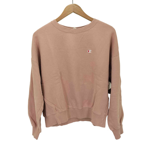 チャンピオン Champion ワンポイントロゴ 目あり クルネックスウェット メンズ JPN:L