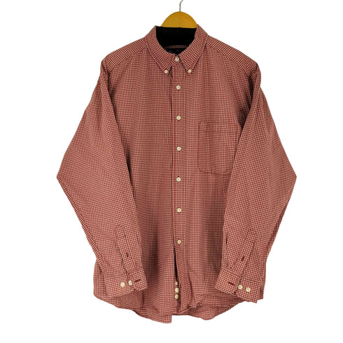 エディーバウアー Eddie Bauer 90S チェック L/S BDシャツ メンズ import:L