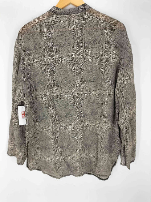 チコズデザイン CHICOS DESIGN 80-90S レーヨン 総柄 L/S ブラウス レディース 1