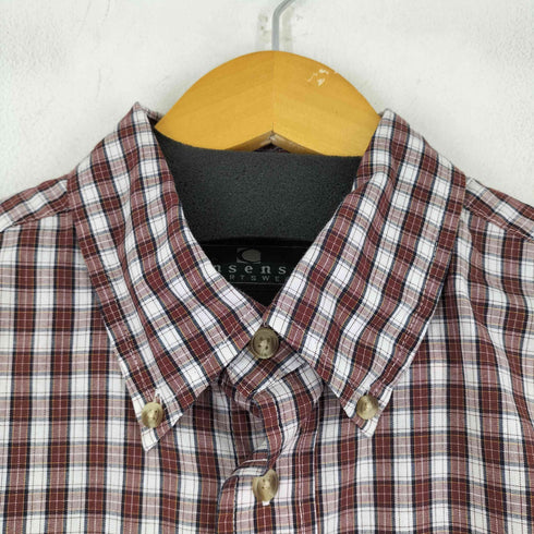 コンセンサス consensus チェック L/S BDシャツ メンズ import:M