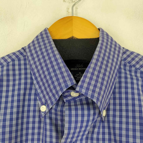 ブルックスブラザーズ 346 BROOKS BROTHERS チェック L/S BDシャツ メンズ import:M