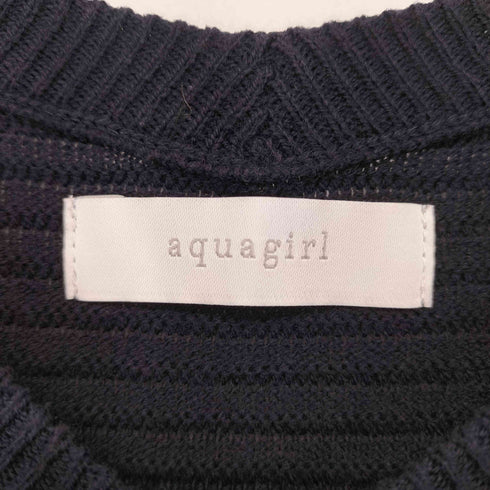 aqua girl ニットワンピース レディース