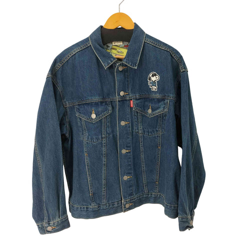 ジーユー GU キャラクターデザイン デニム ジャケット メンズ JPN:L
