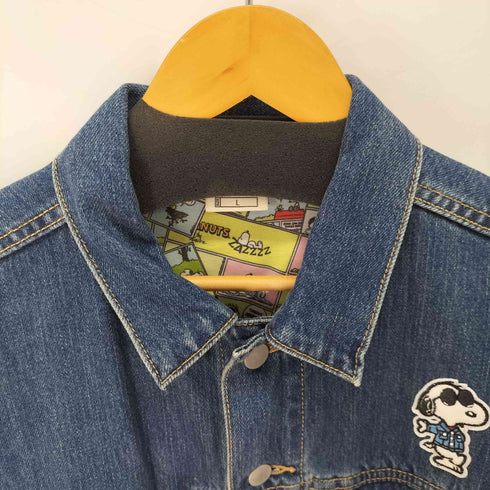 ジーユー GU キャラクターデザイン デニム ジャケット メンズ JPN:L