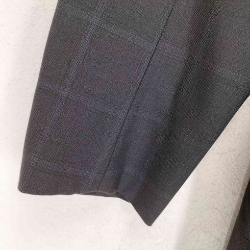 イセタンメンズ ISETAN MENS ロロピアーナ ウール チェック柄 2ボタン テーラードジャケット メンズ